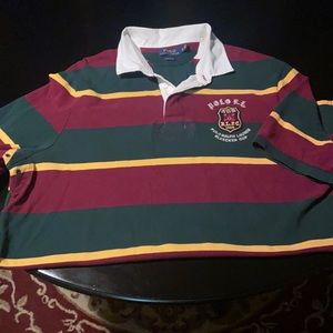 Polo Ralph Lauren Rugby Shirt PRLFC Patch Navy XL